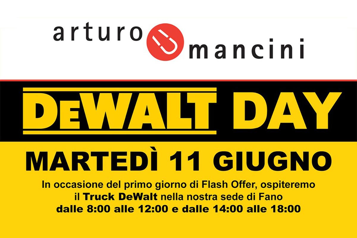 DeWalt Day presso Arturo Mancini a Fano